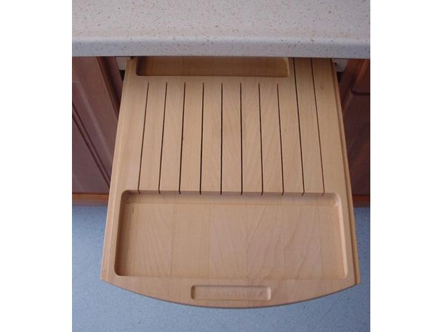 FA KONYHAI KIEGÉSZÍTŐ KÉSTARTÓ 370×22×450mm BÜKK 0