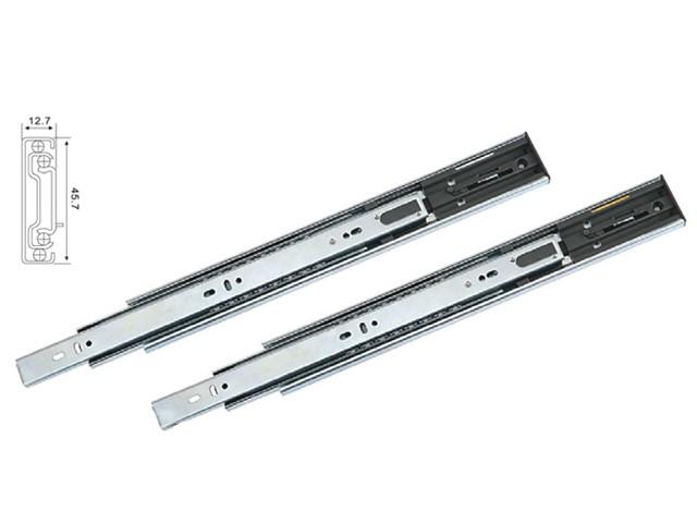 Megszűnt-GOLYÓS FIÓKCSÚSZÓ HOME BOX HB 45SC 45mm ÖNBEHÚZÓS CSILLAPÍTOTT 500mm TEHERB.:40kg ACÉL 0