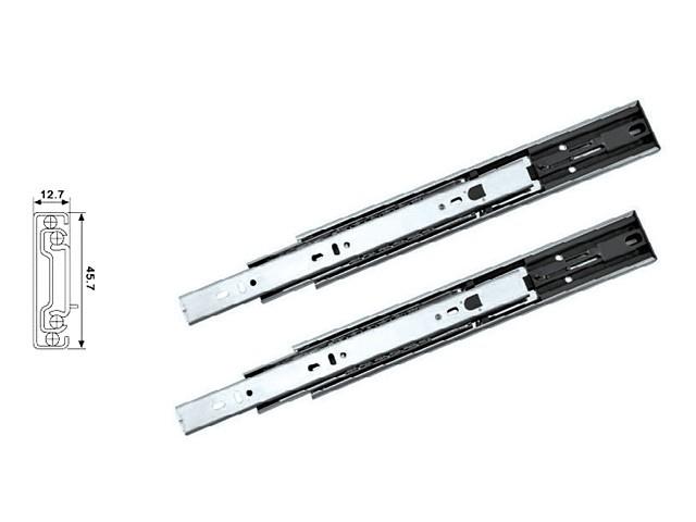 Megszűnt-GOLYÓS FIÓKCSÚSZÓ HOME BOX HB 45SC-PO 45mm PUSH-OPEN 500mm TEHERB.:20kg ACÉL 0