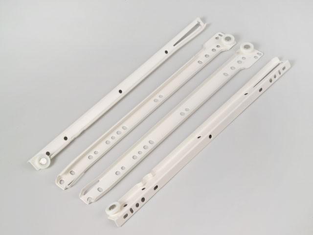 Megszűnt-GÖRGŐS FIÓKCSÚSZÓ 02101 ÖNBEHÚZÓS 350 mm TEHERB: 25 kg KRÉM RAL9001 0