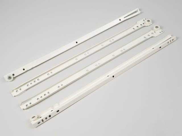 Megszűnt-GÖRGŐS FIÓKCSÚSZÓ 02101 ÖNBEHÚZÓS 550 mm TEHERB: 25 kg KRÉM RAL9001 0