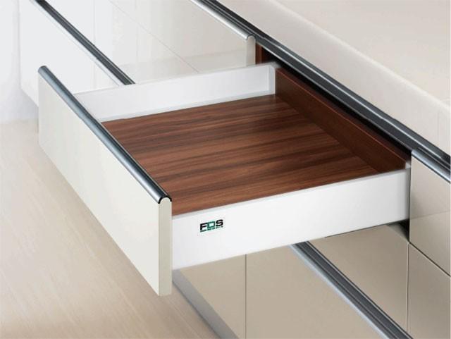 Megszűnt-FDS DUPLAFALÚ FÉM FIÓKOLDAL FDS-PRO A 450mm, 40kg FEHÉR 0