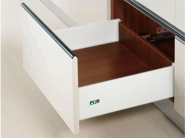 Megszűnt-FDS DUPLAFALÚ FÉM FIÓKOLDAL FDS-PRO B 500mm MAGASÍTOTT, 40kg FEHÉR 0