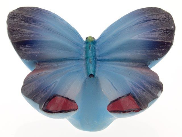 Megszűnt-BÚTORFOGANTYÚ H 040-40 LEPKE GOMB KÉK 0