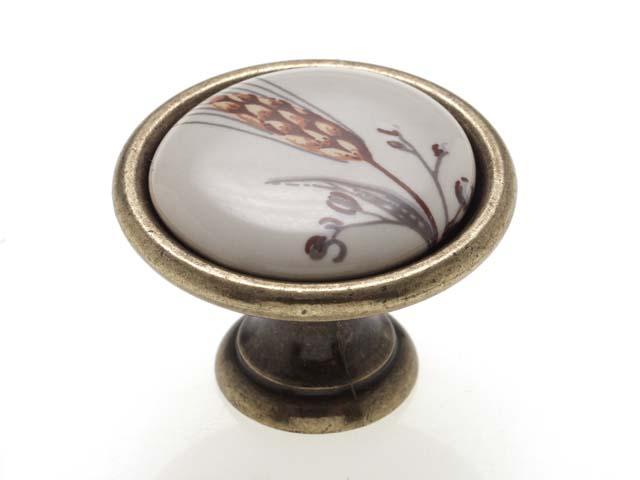 T_ BÚTORFOGANTYÚ P07.01.81.04 ÁTM:34 ANTIKOLT BRONZ-BÚZAKALÁSZ 0