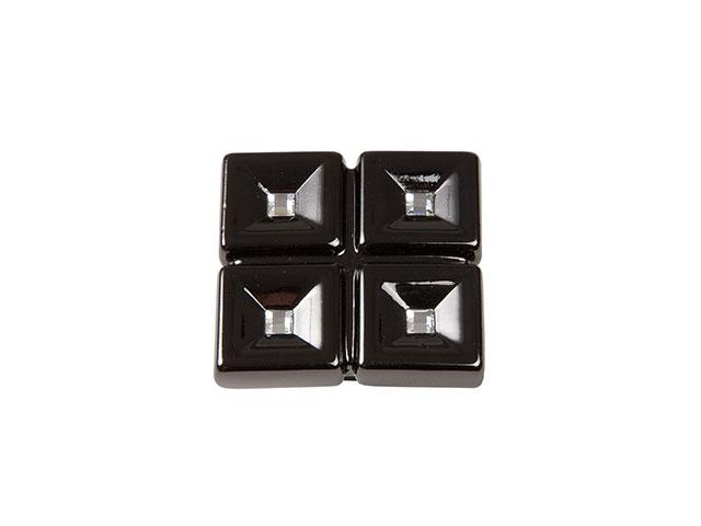 BÚTORFOGANTYÚ 693.031.KRE2 . FEKETE NIKKEL-SWAROVSKI KRISTÁLY 0