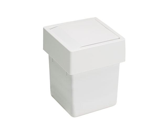 HULLADÉKGYŰJTŐ PATCE (FORGATHATÓ FEDELES) 5L, 174x174x232 mm FEHÉR 0