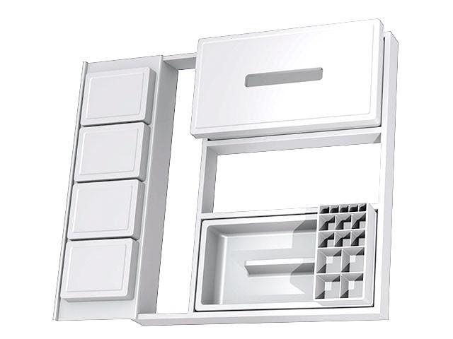 FŰRDŐSZOBAI TÁROLÓ CA45LGP RENDSZEREZŐ 436/506x422x90 mm FEHÉR 0