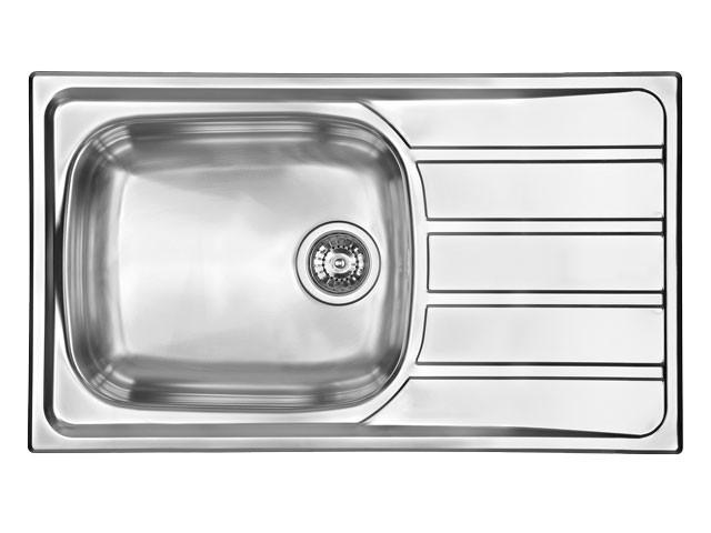 CM MOSOGATÓ UNIVERSAL 1 MEDENCE+CSEPEGTETŐ 860x500mm ACÉL 0