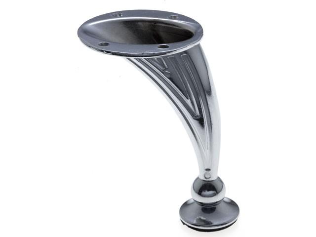 FÉM DESIGN LÁB EM-078-A ÍVES, 120mm KRÓM 0