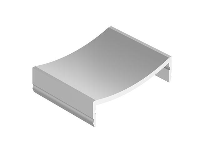 TOLÓAJTÓ BÚTORLAPHOZ BOARD DUPLA ALSÓ SÍN TAKARÓ 3,55m ALUMÍNIUM 0