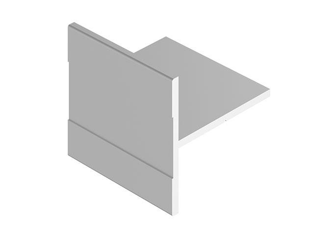 TOLÓAJTÓ BÚTORLAPHOZ BOARD T PROFIL 2,65m ALUMÍNIUM 0