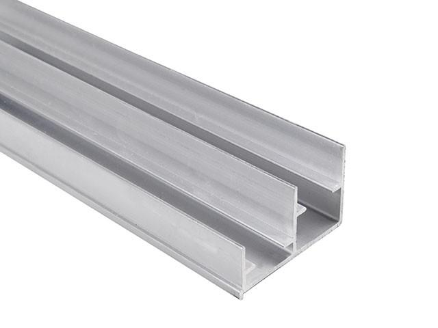 TOLÓAJTÓ BÚTORLAPHOZ RV80 ALSÓ SÍN /DUPLA/ 3m ALUMÍNIUM 0