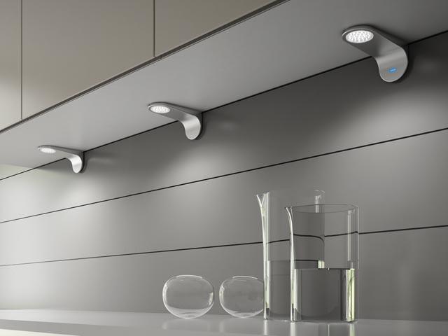 Megszűnt-Led világítás szett 3x1,6W acél 0