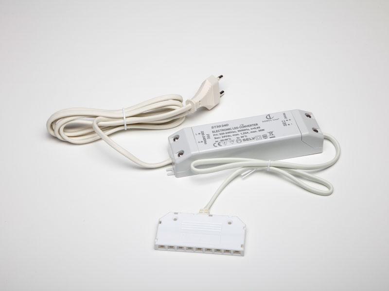 T_ VILÁGÍTÁSTECHNIKAI KIEGÉSZÍTŐ TRAFÓ ST30/24D 24V 30W FEHÉR 0